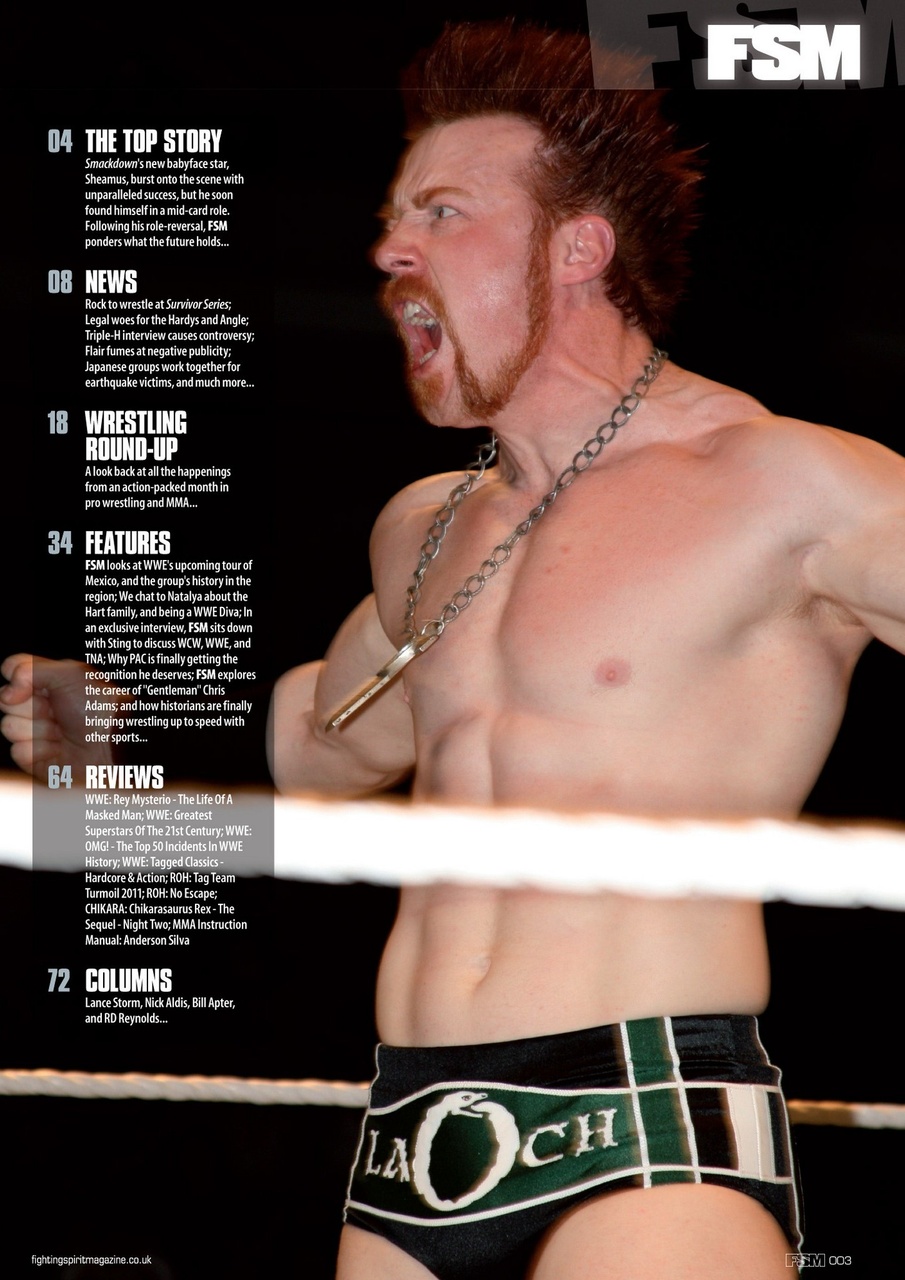 Wrestletalk Magazine Preview Pages