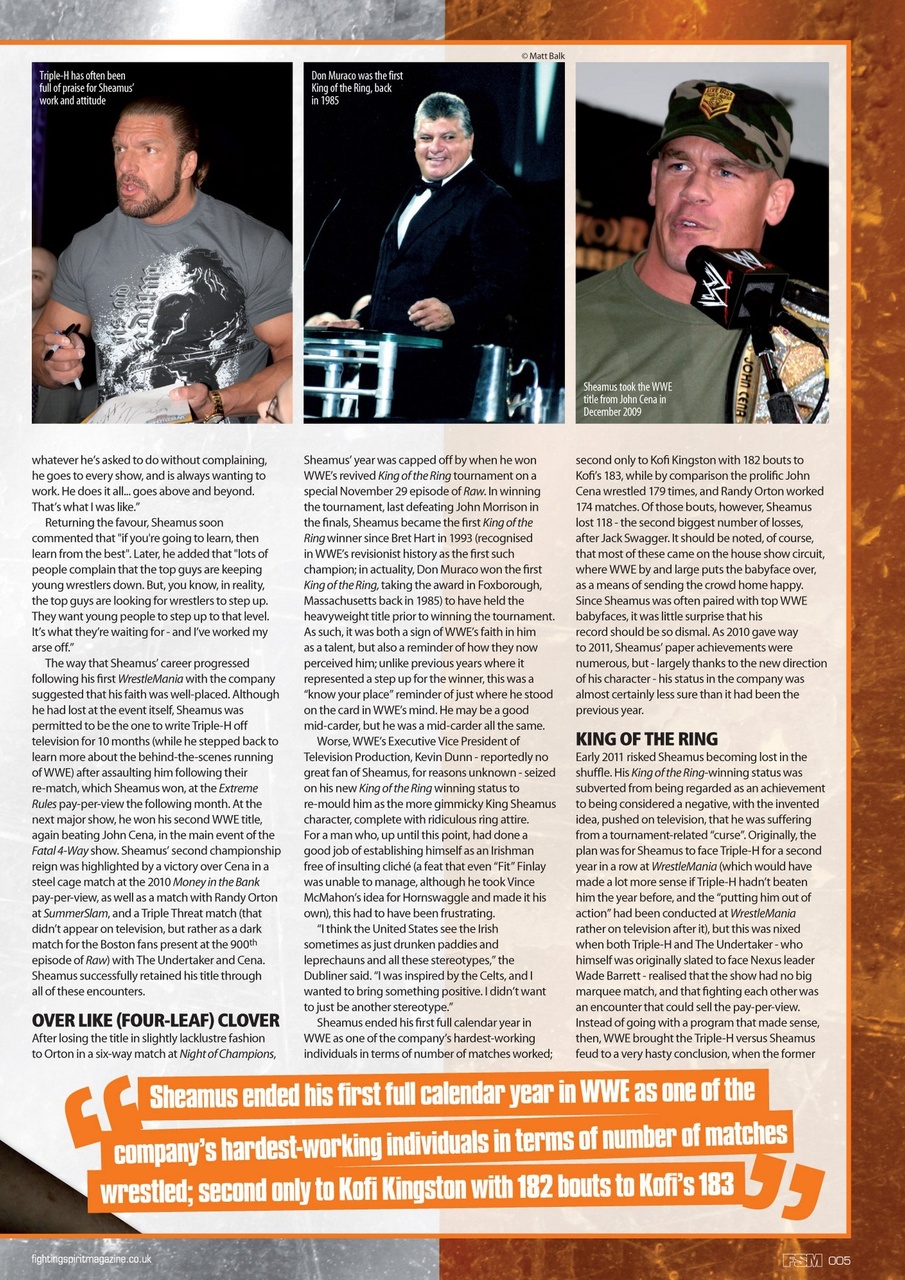 Wrestletalk Magazine Preview Pages