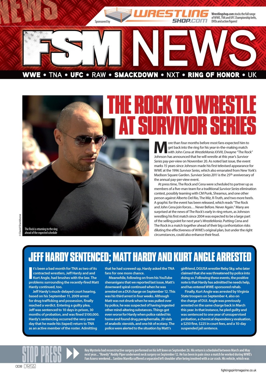 Wrestletalk Magazine Preview Pages