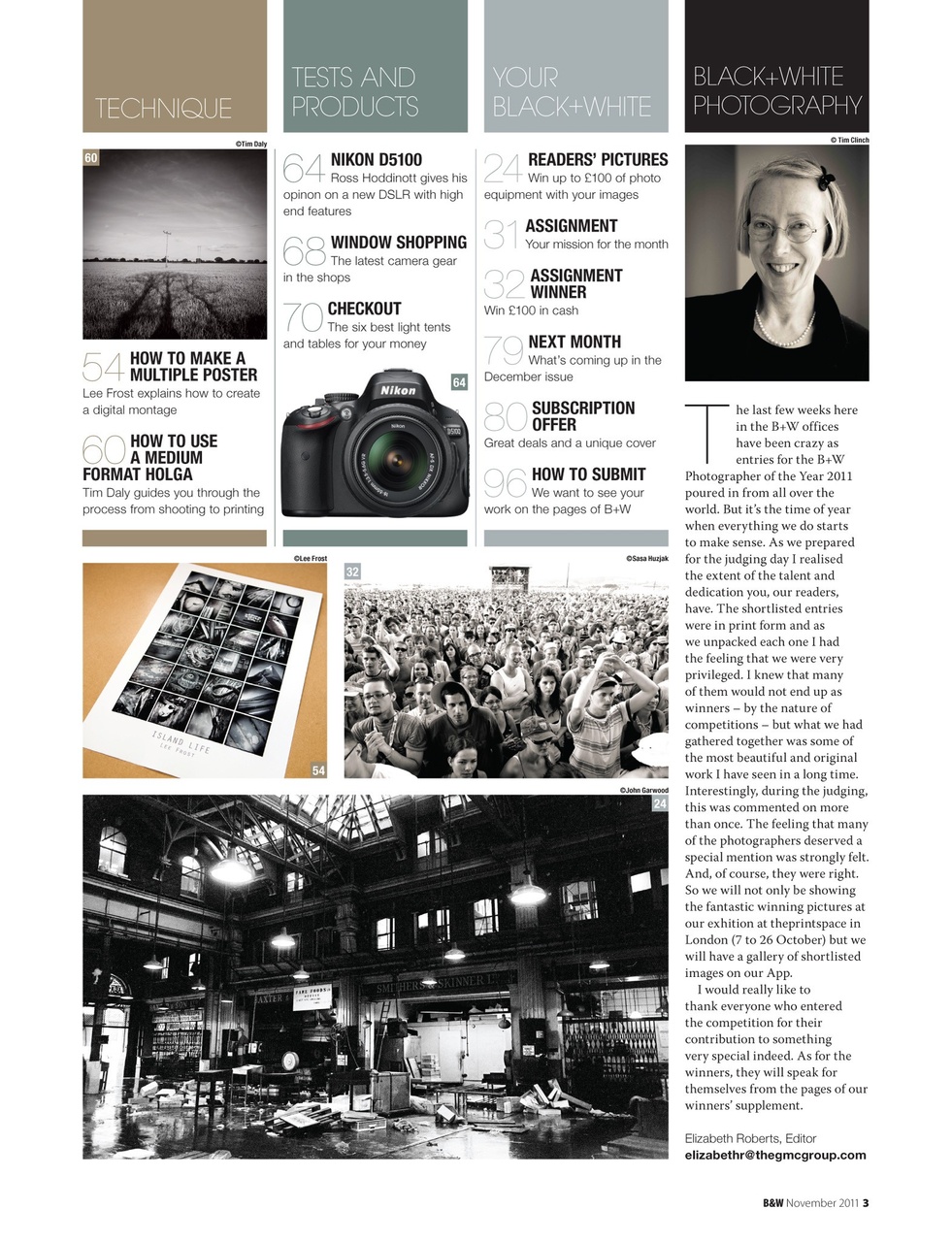 Black+White Photography Preview Pages