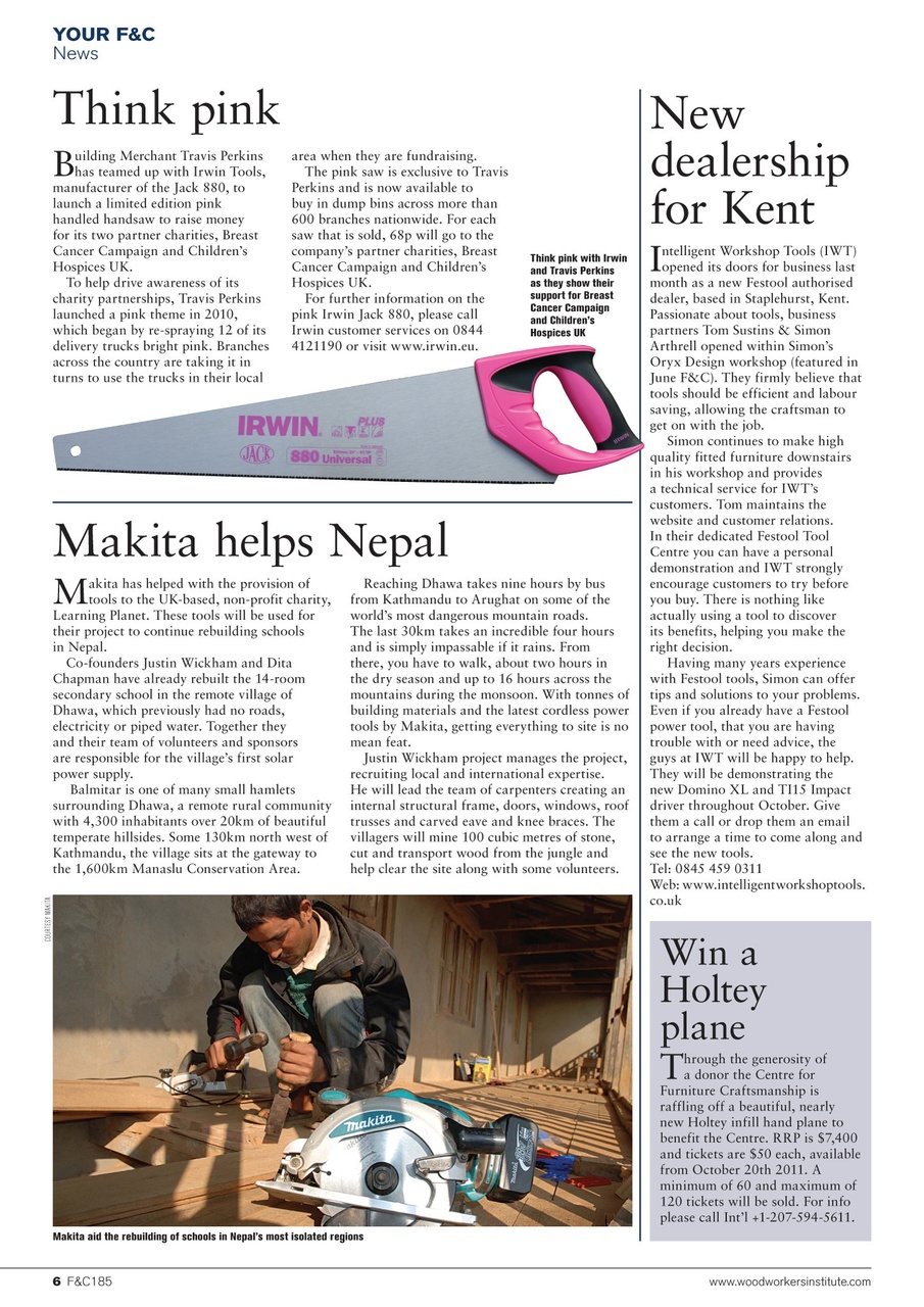 Furniture & Cabinetmaking Preview Pages