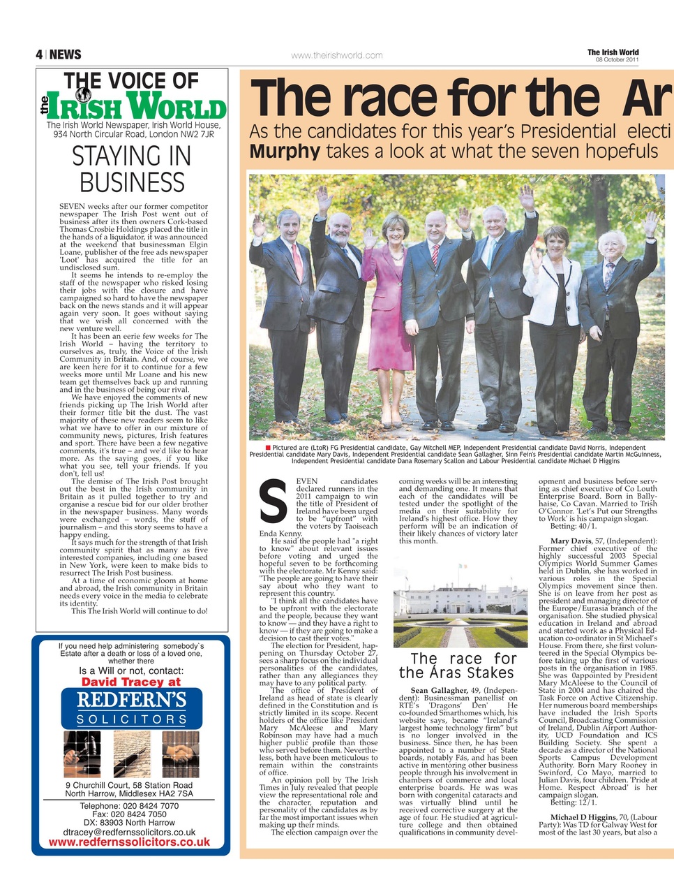 Irish World Preview Pages