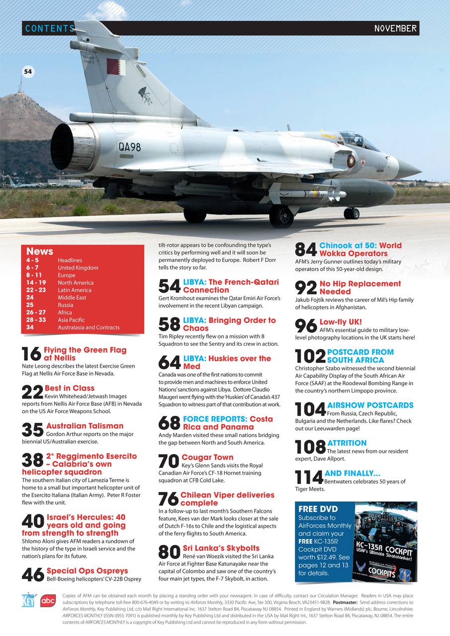 AirForces Monthly Preview Pages
