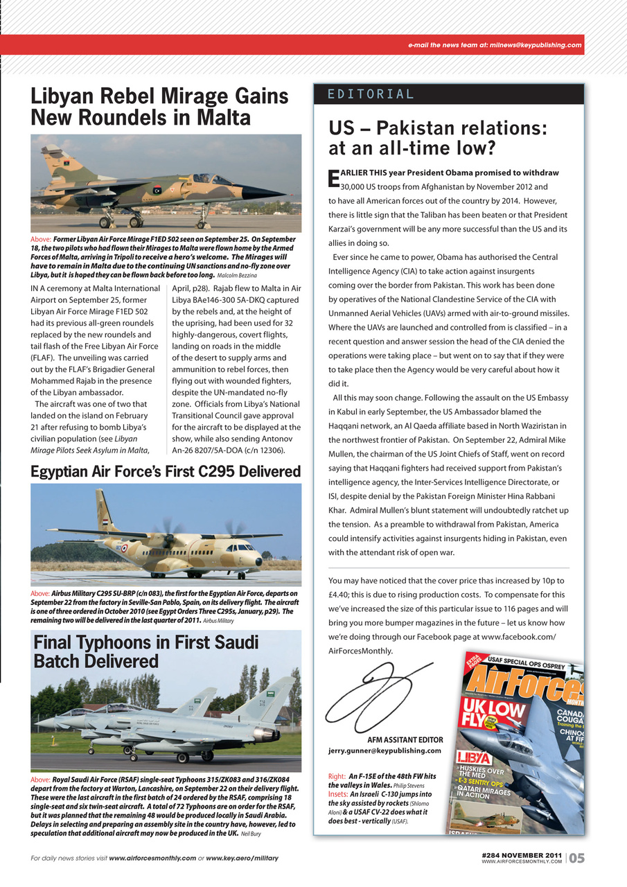 AirForces Monthly Preview Pages