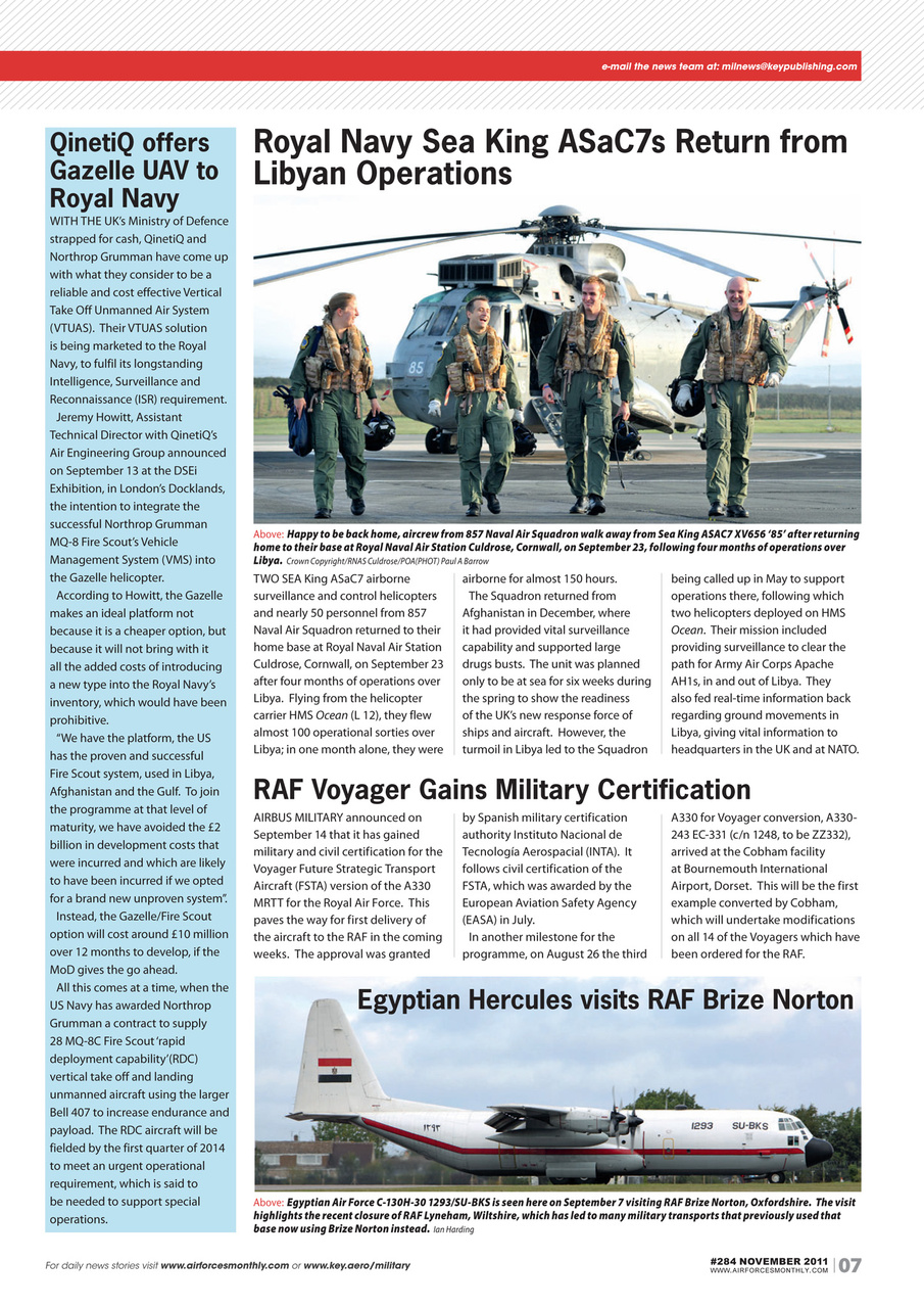 AirForces Monthly Preview Pages