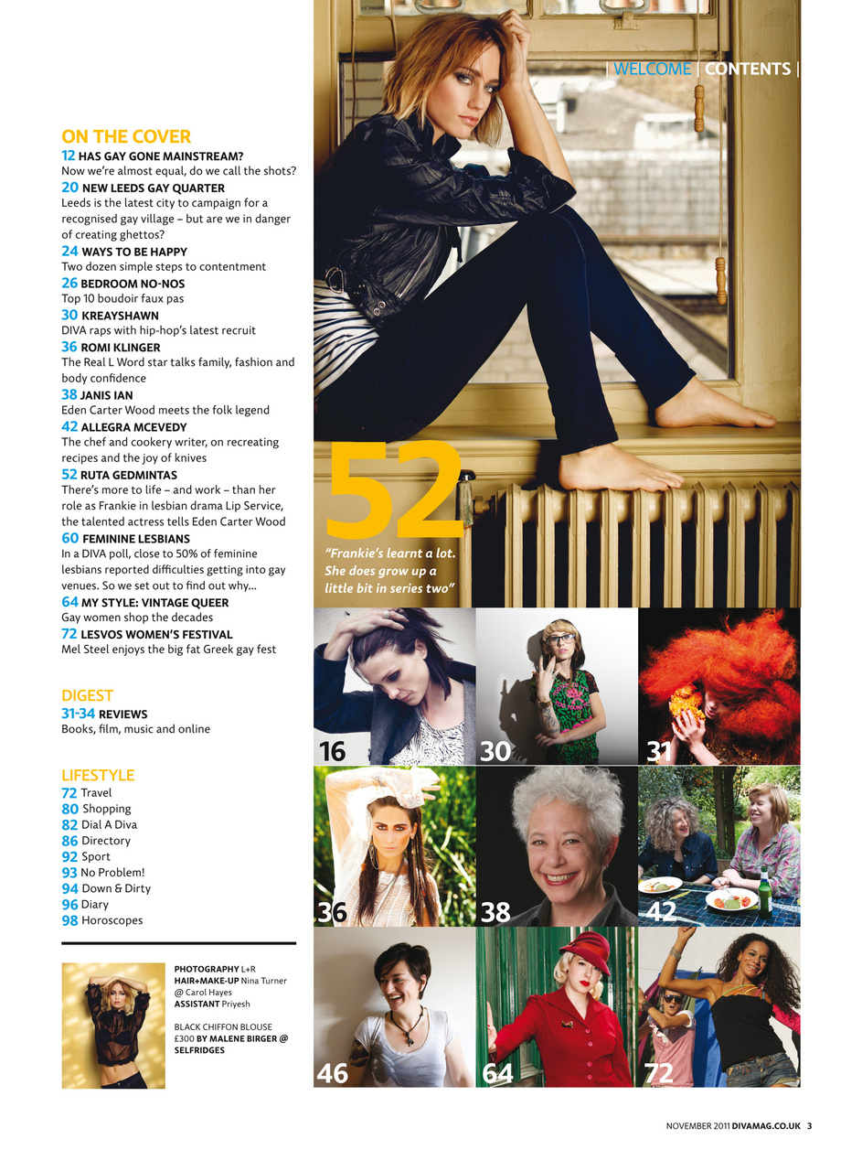 DIVA Magazine Preview Pages