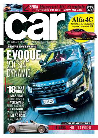 CAR magazine Italia issue TRENTADUE