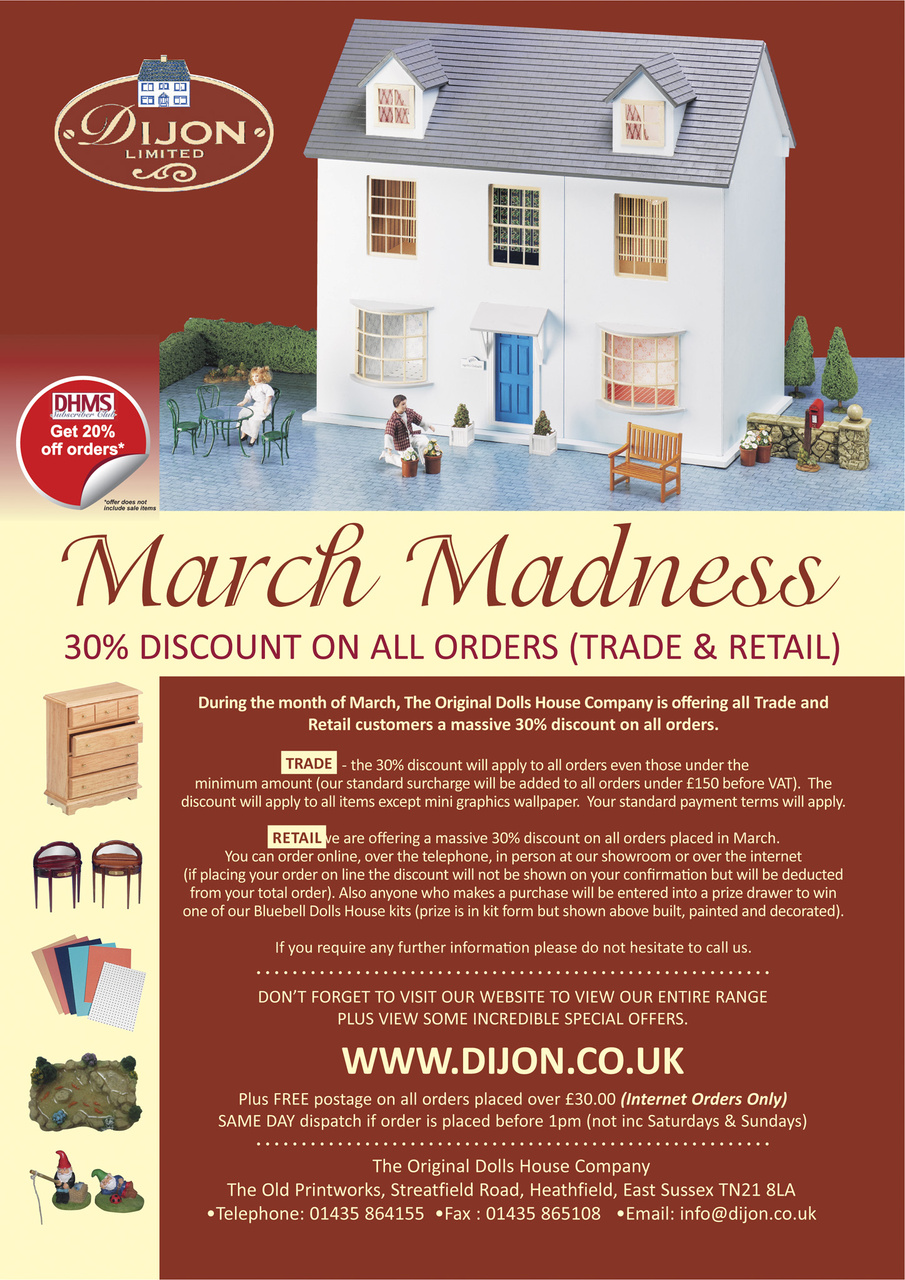Dolls House and Miniature Scene Preview Pages