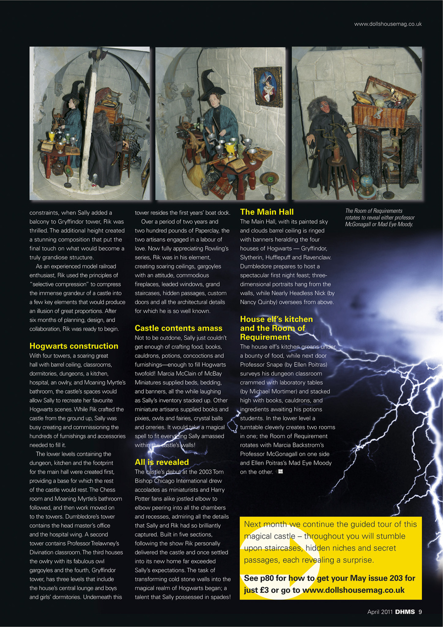 Dolls House and Miniature Scene Preview Pages