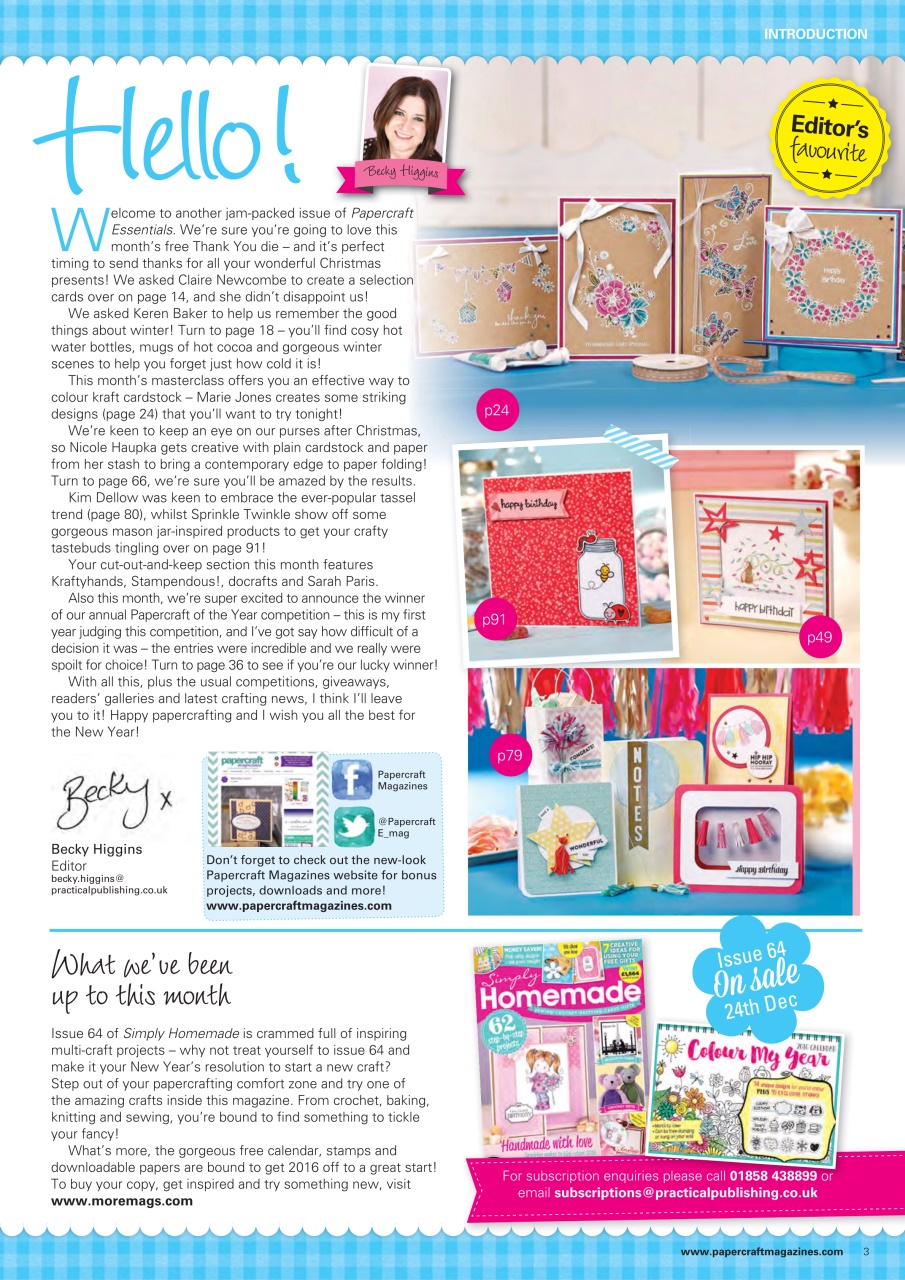 Papercraft Essentials Preview Pages