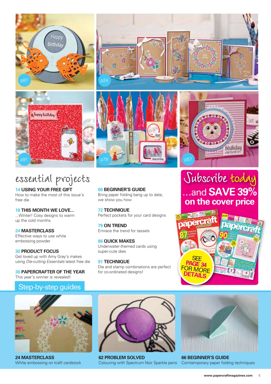 Papercraft Essentials Preview Pages