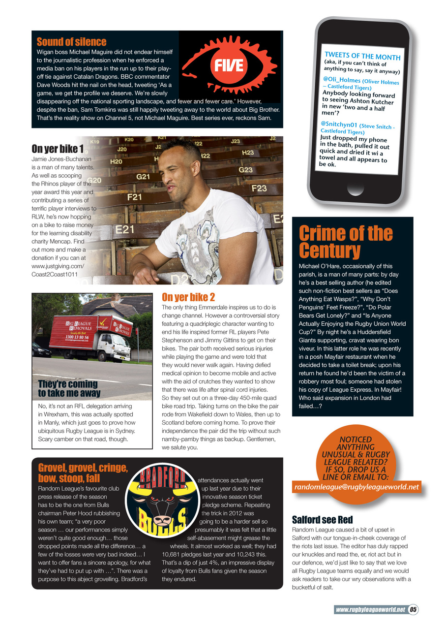 Rugby League World Preview Pages