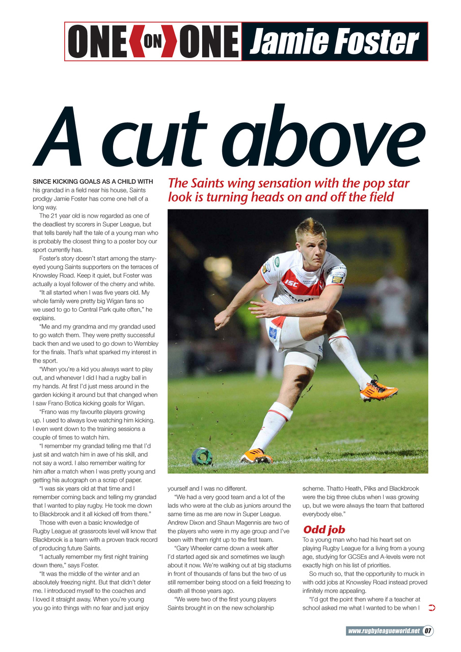 Rugby League World Preview Pages