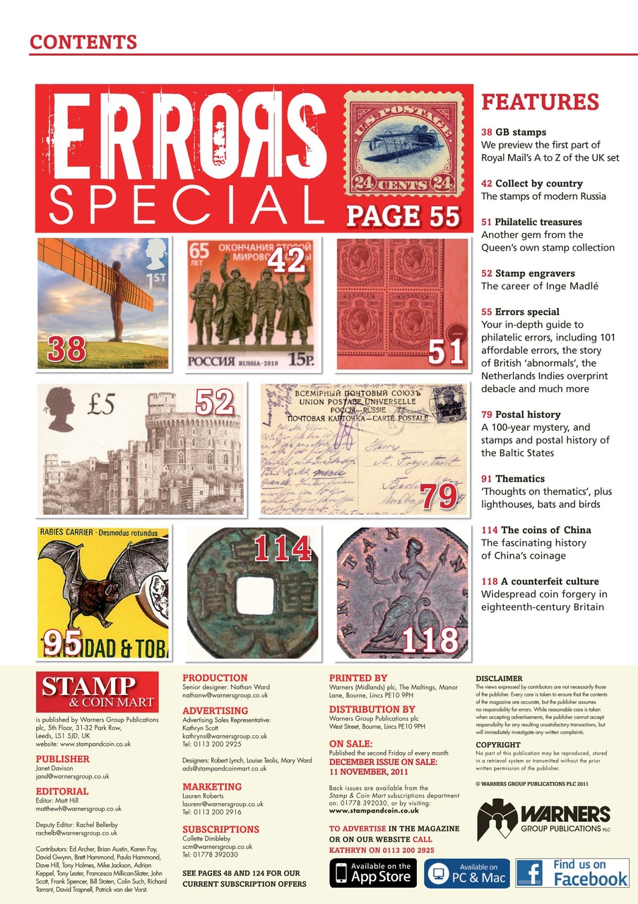 Stamp Collector Preview Pages