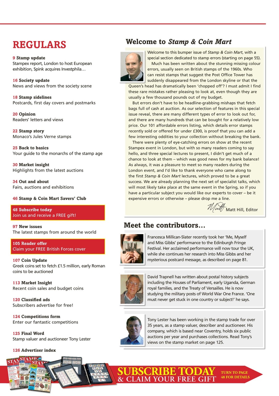 Stamp Collector Preview Pages