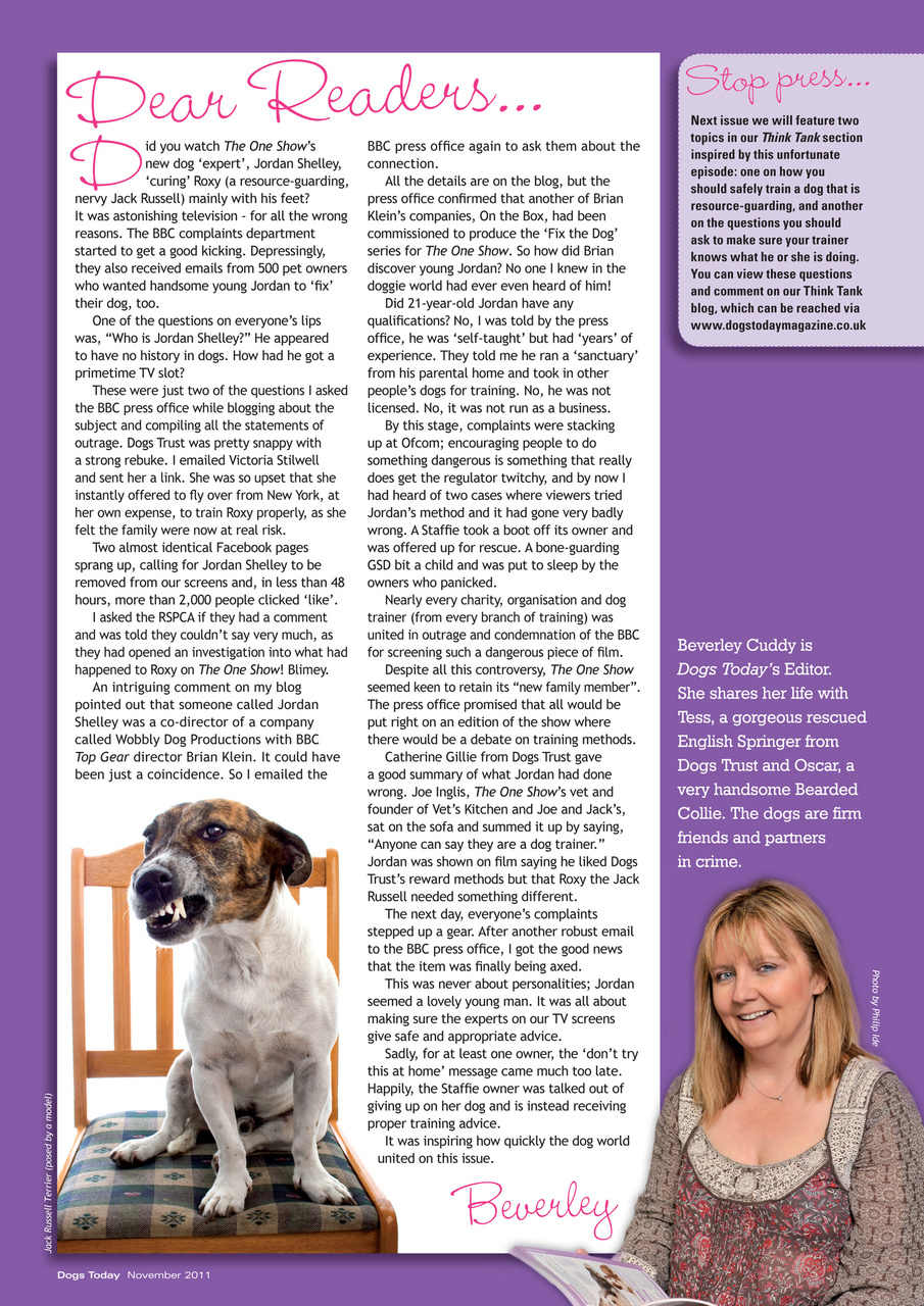 Dogs Today Magazine Preview Pages
