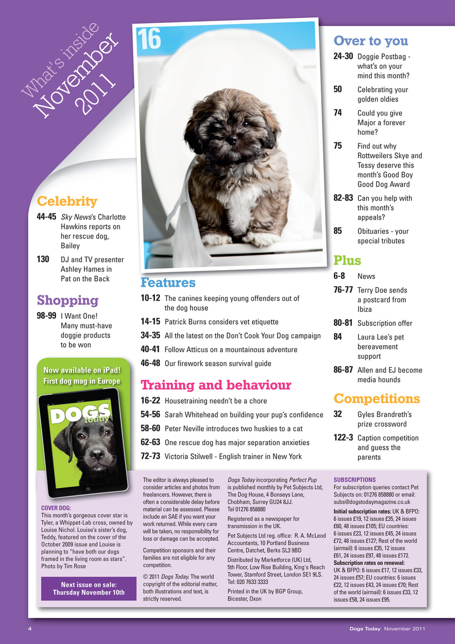 Dogs Today Magazine Preview Pages