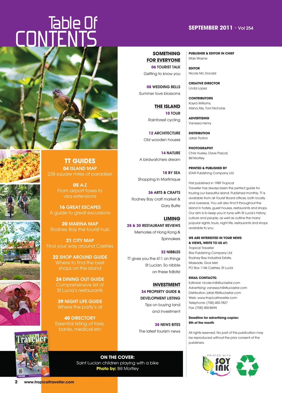 Tropical Traveller Preview Pages