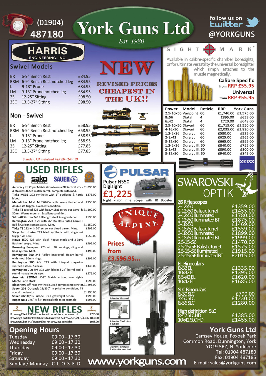 Sporting Rifle Preview Pages