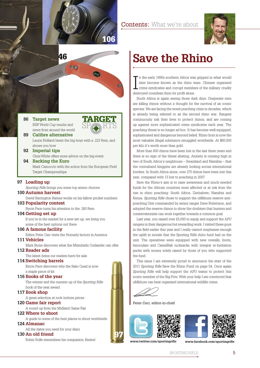 Sporting Rifle Preview Pages