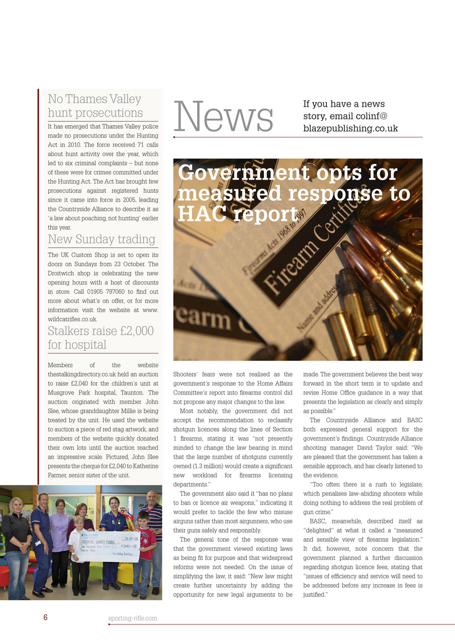 Sporting Rifle Preview Pages