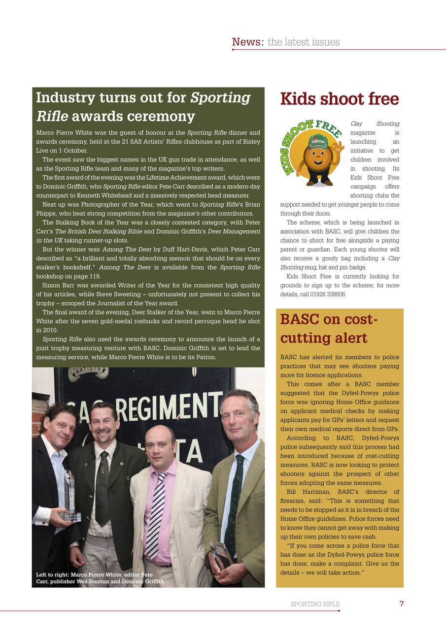 Sporting Rifle Preview Pages