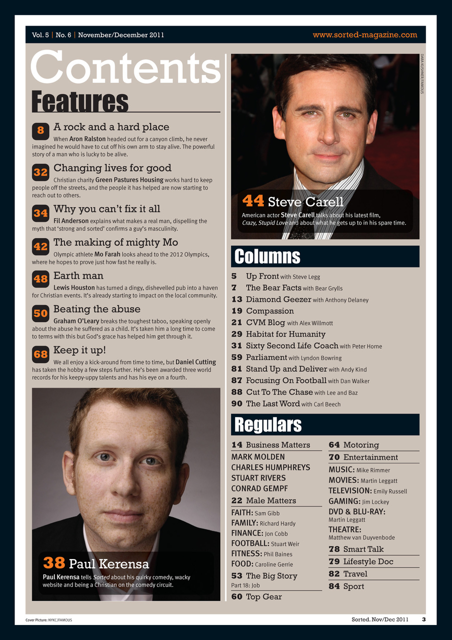 Sorted Magazine – The men's mag with morals Preview Pages