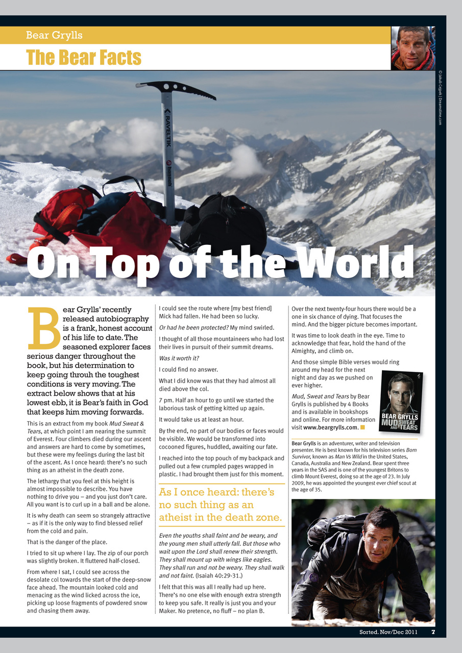 Sorted Magazine – The men's mag with morals Preview Pages