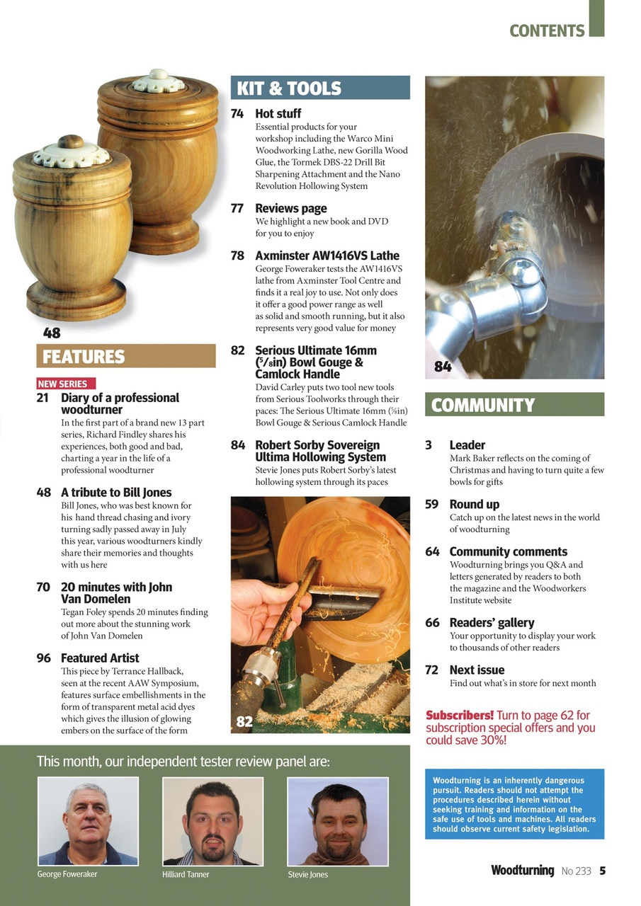 Woodturning Preview Pages