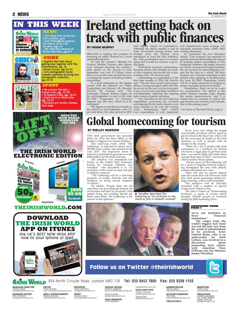 Irish World Preview Pages