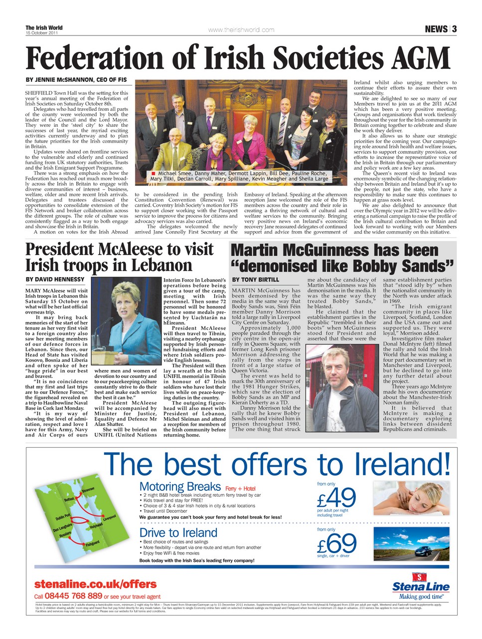 Irish World Preview Pages