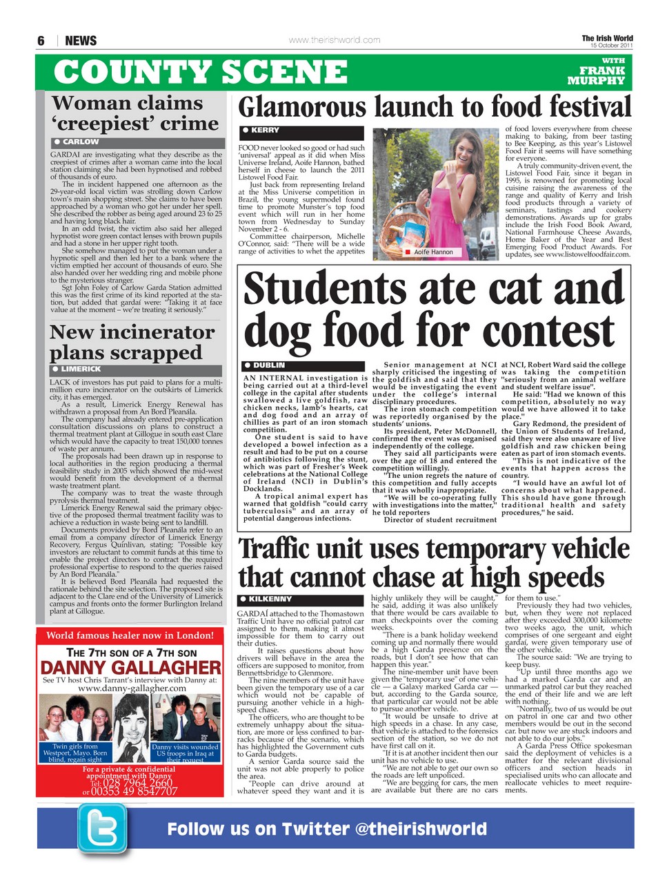 Irish World Preview Pages