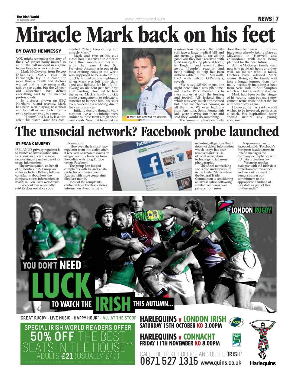 Irish World Preview Pages