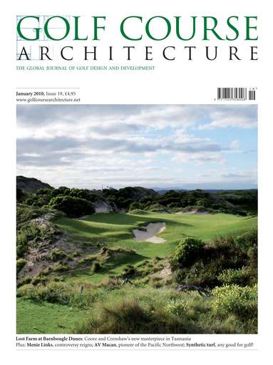 Golf Course Architecture issue 