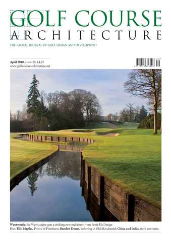 Golf Course Architecture issue April 2010