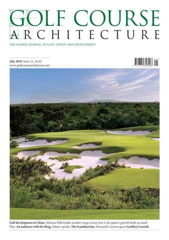 Golf Course Architecture issue July 2010