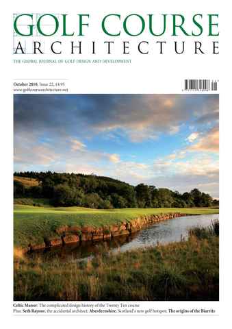Golf Course Architecture issue October 2010