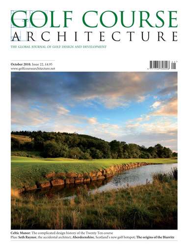 Golf Course Architecture issue 