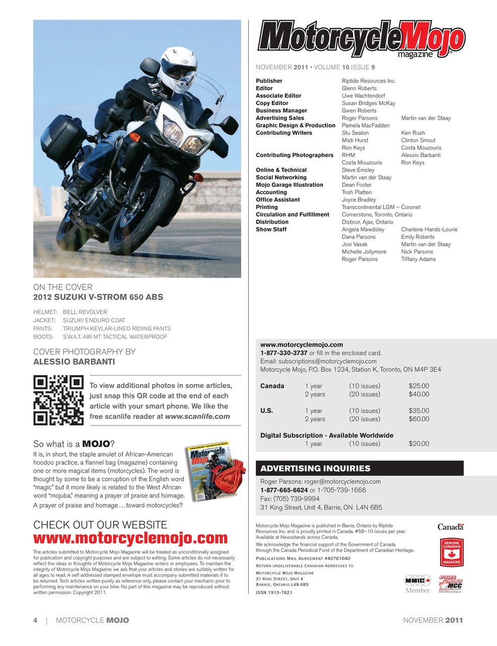 Motorcycle Mojo Preview Pages
