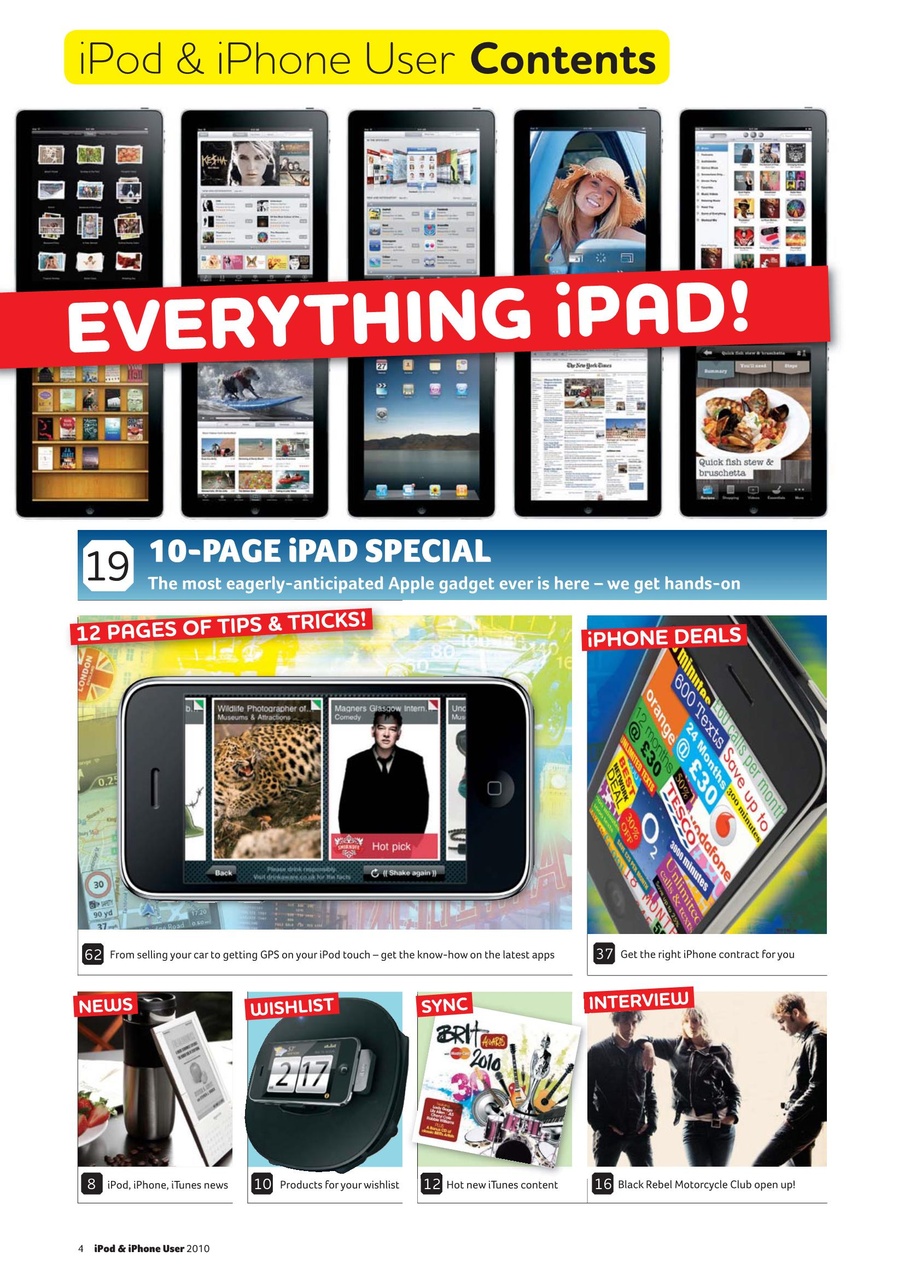 iPad and iPhone User Preview Pages