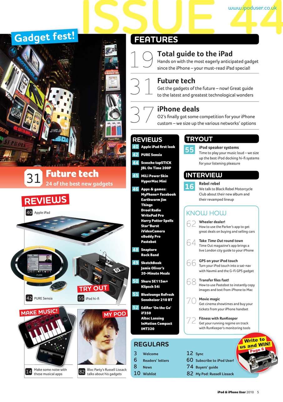 iPad and iPhone User Preview Pages