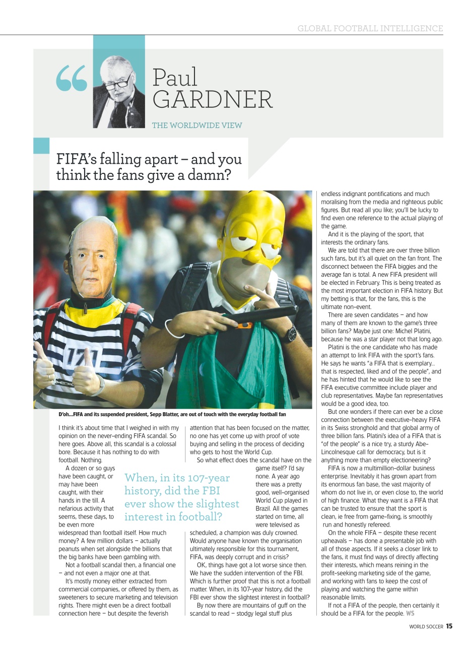 World Soccer Preview Pages