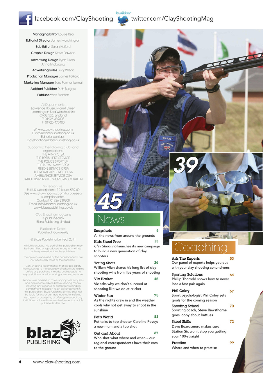 Clay Shooting Preview Pages