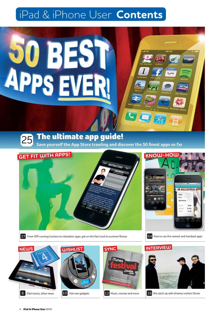 iPad and iPhone User Preview Pages