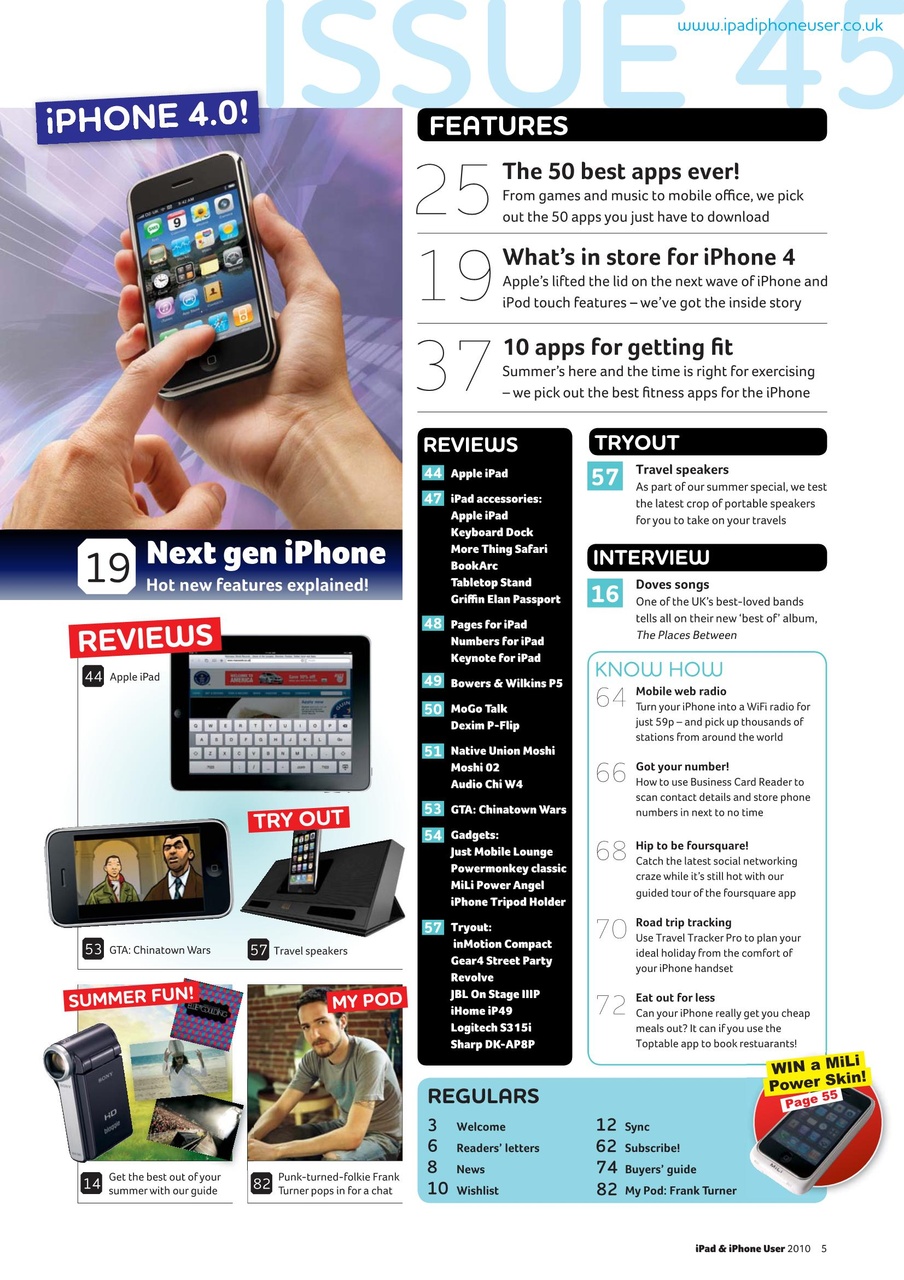 iPad and iPhone User Preview Pages