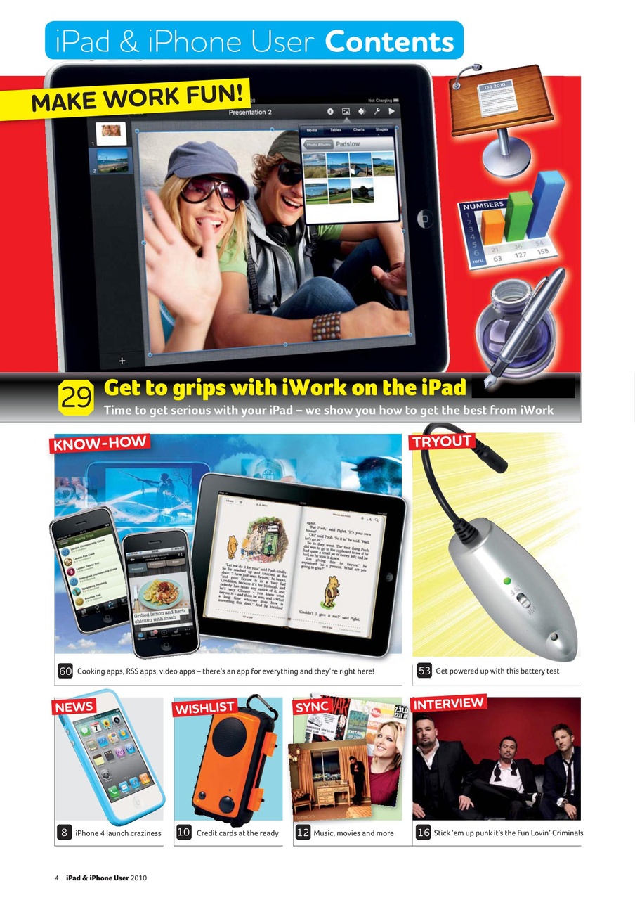 iPad and iPhone User Preview Pages