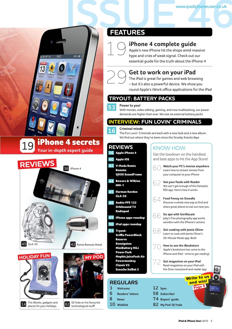 iPad and iPhone User Preview Pages