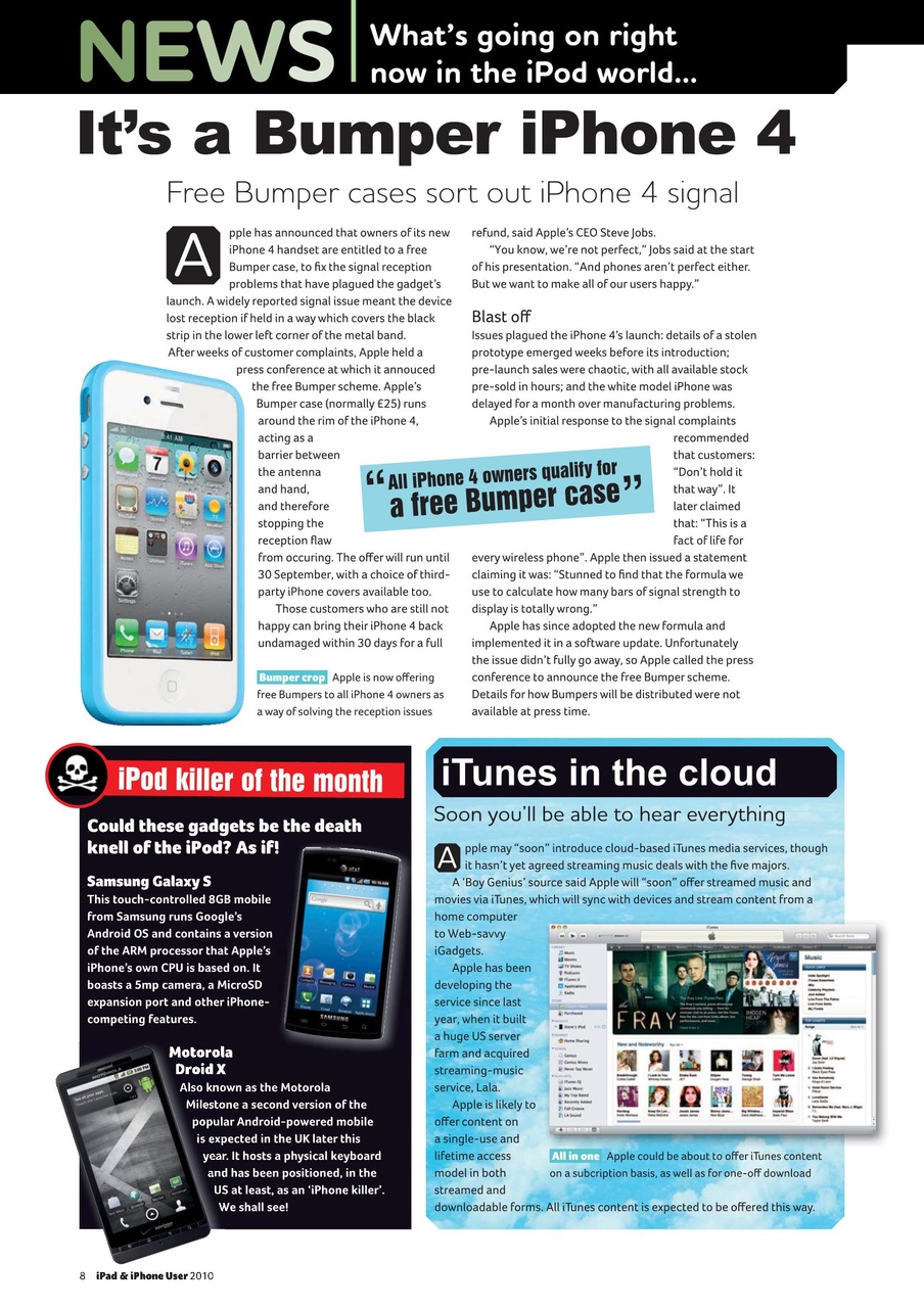 iPad and iPhone User Preview Pages