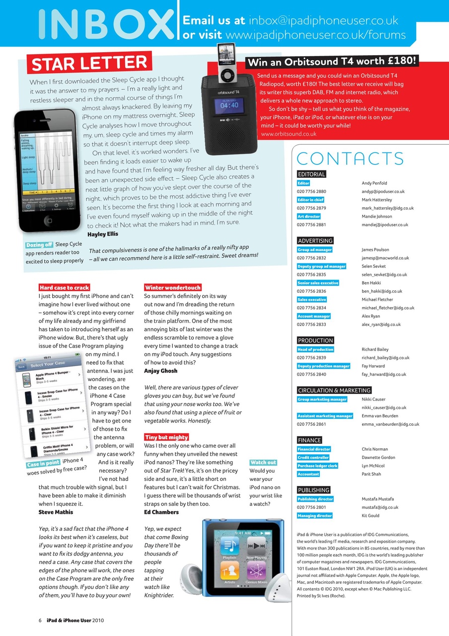 iPad and iPhone User Preview Pages