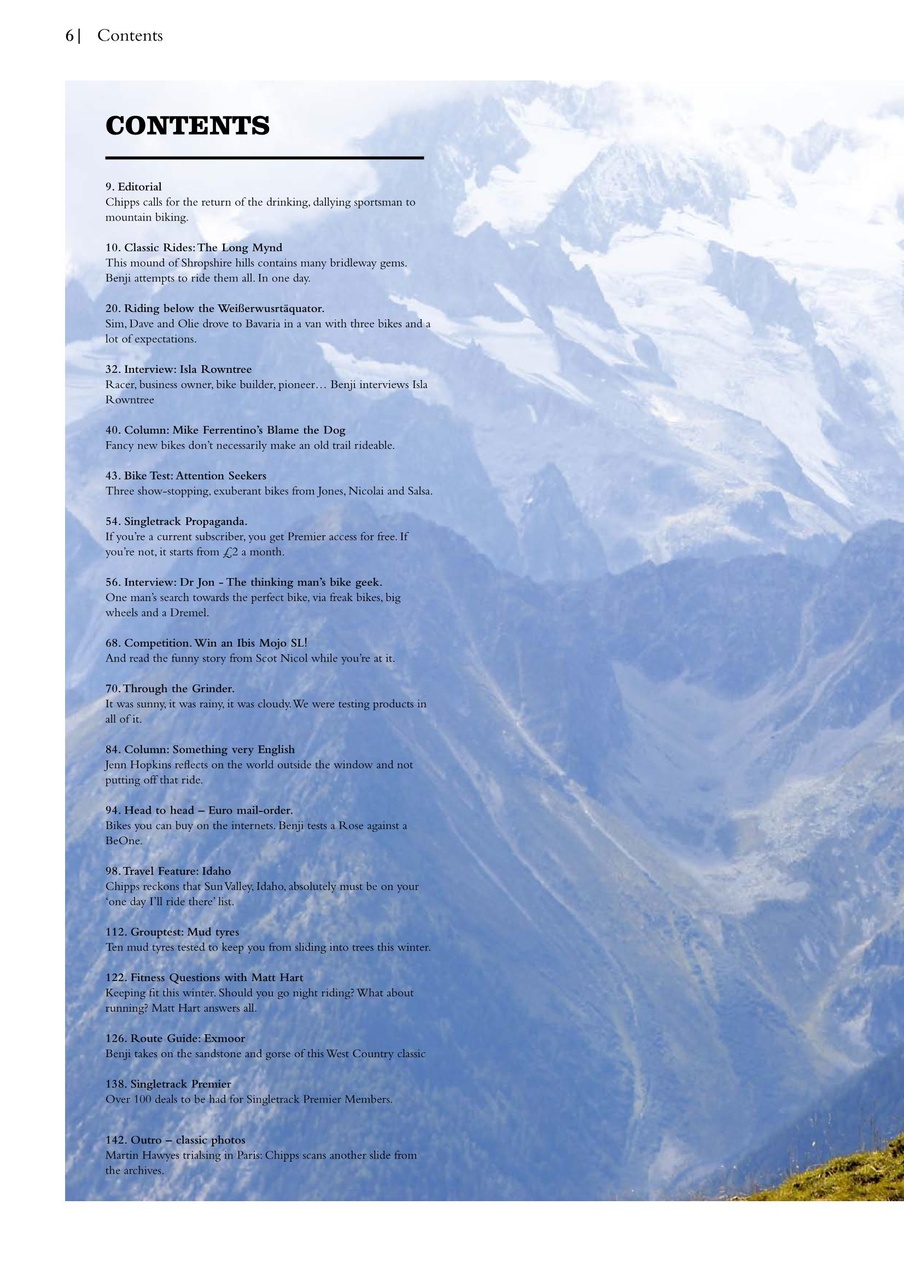 Singletrack Preview Pages